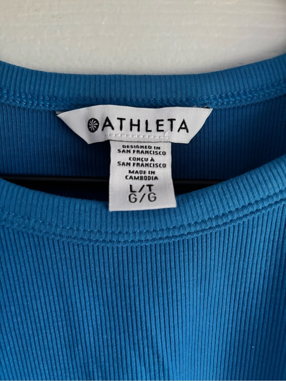 Athleta Signature Rib Crop Tee - Picture 2 of 5